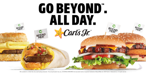 Carl's Jr. All-Day Beyond Meat Menu (Photo: Business Wire)