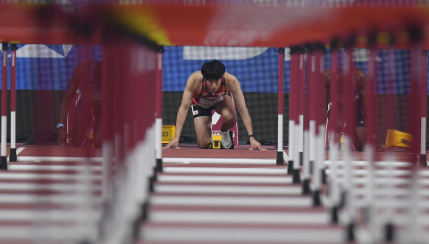 About 40 captivating photographs of athletes competing in the glab sports arena will be displayed at Sports News Photograph Exhibition 2020. (Photo: Business Wire)
