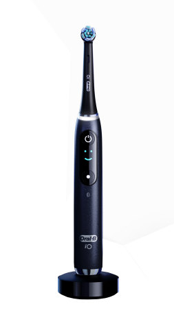 Oral-B iO is a monumental leap in innovative oral care technology, featuring a frictionless magnetic drive that distributes energy evenly to the tips of the bristles to create revolutionary micro-vibrations. (Photo: Business Wire)