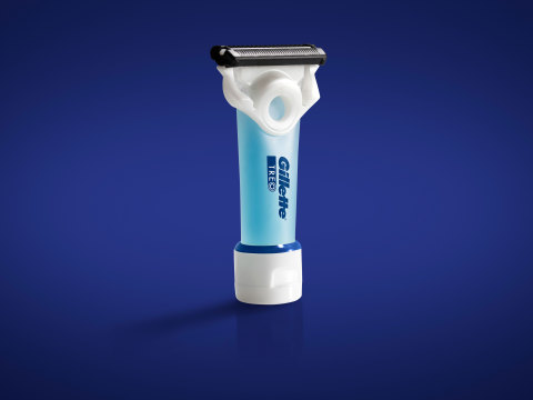 Gillette TREO is the world’s first razor specifically designed for caregivers and their loved ones. Now caregivers can confidently shave their loved ones anywhere, even away from the sink. (Photo: Business Wire)