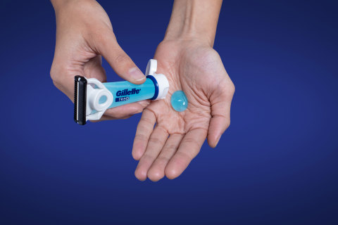 Gillette TREO is the world’s first razor specifically designed for caregivers and their loved ones. Now caregivers can confidently shave their loved ones anywhere, even away from the sink. (Photo: Business Wire)