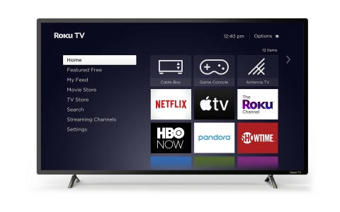 Roku TV models are simple to use, featuring endless entertainment and an easy-to-use remote. (Graphic: Business Wire)