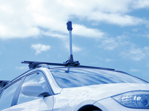 The dedicated roof rack attachment for the d’Action 360 S. (Photo: Business Wire)