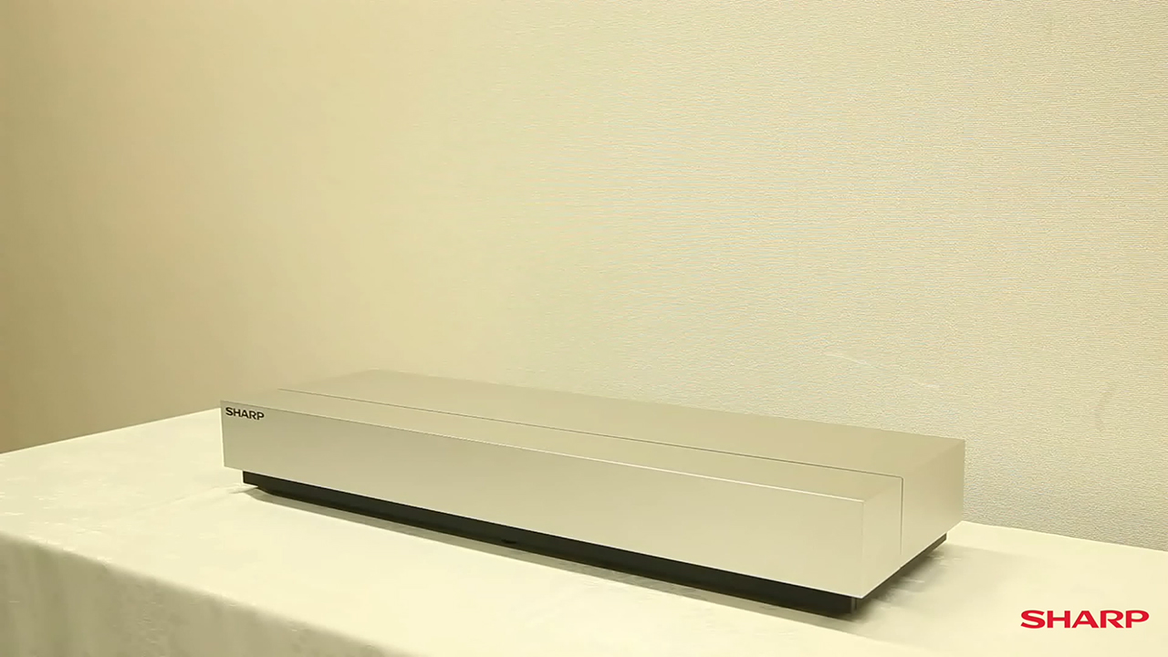 thumbnail Sharp’s rollable 30-inch 4K flexible OLED display was developed in conjunction with Japan’s public broadcaster NHK.