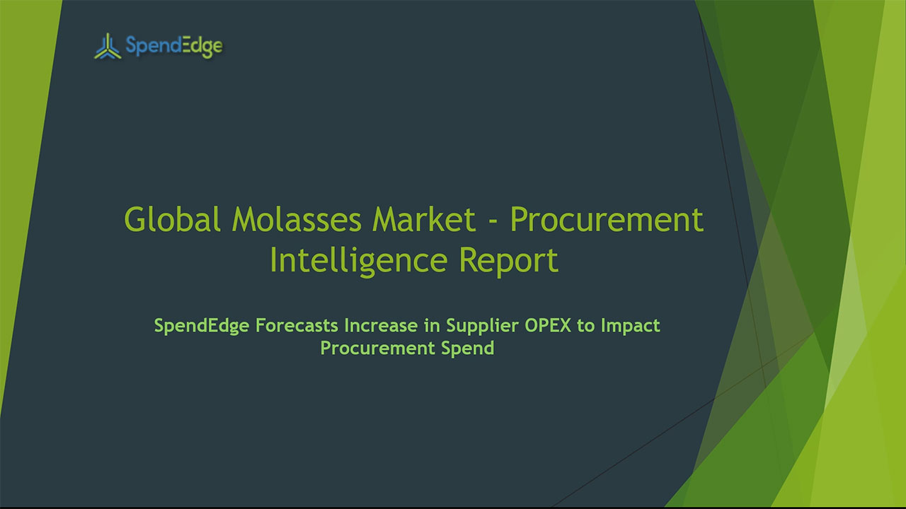 SpendEdge, a global procurement market intelligence firm, has announced the release of its Global Molasses Market - Procurement Intelligence Report.