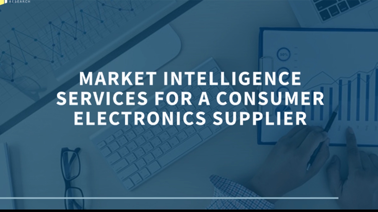 Custom market intelligence solution for a consumer electronics supplier.