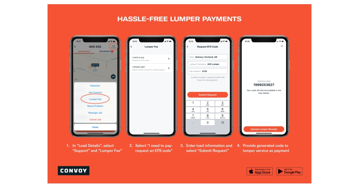 Convoy Launches Hasslefree Lumper Payments for Carriers Nationwide