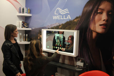 thumbnail Wella Professionals debuts Smart Mirror at CES 2020 (Photo: Business Wire)