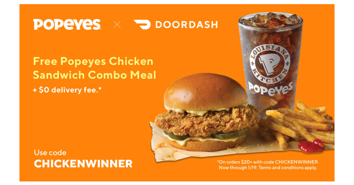 How to Get a Free Chicken Sandwich at Popeyes