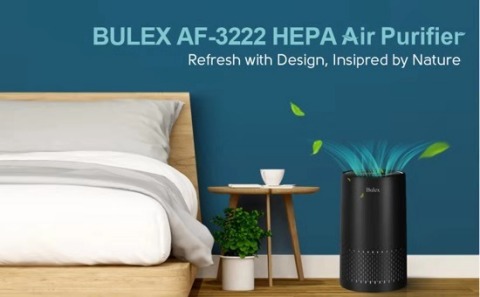 Bulex Upgraded Antibacterial HEPA Air Purifier. (Photo: Amazon)