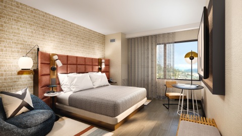 Rendering of a Tempo by Hilton guest room. Credit: NELSON Worldwide