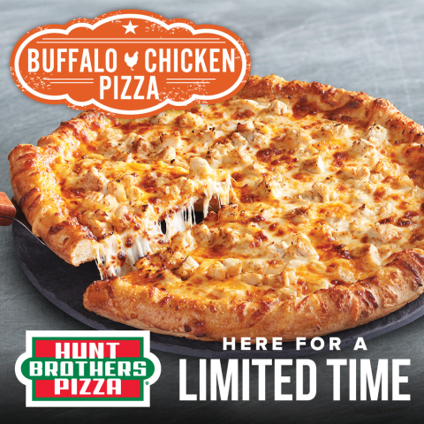 Hunt Brothers® Pizza, the number one branded pizza program in the convenience store industry, is excited to announce the return of Buffalo Chicken Pizza as a Limited Time Offering (LTO) this winter. Beginning today, the consumer favorite, Buffalo Chicken Pizza will be available to Hunt Brothers Pizza store partners while supplies last. (Photo: Business Wire)