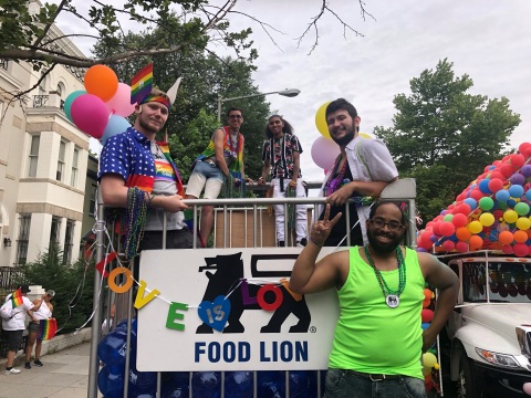 Food Lion associates at the 2019 Pride Parade in Washington D.C. (Photo: Business Wire)