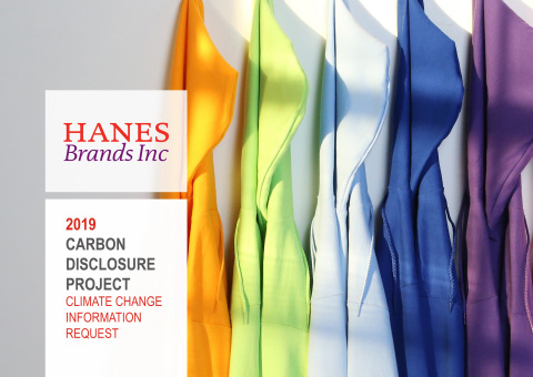 Hanes, unique in the apparel industry because it owns the significant majority of its manufacturing and supply chain operations, achieved its CDP score – one of only 82 in North America to earn an A- – for its transparency, best practices and coordinated action on climate change issues. (Photo: Business Wire)