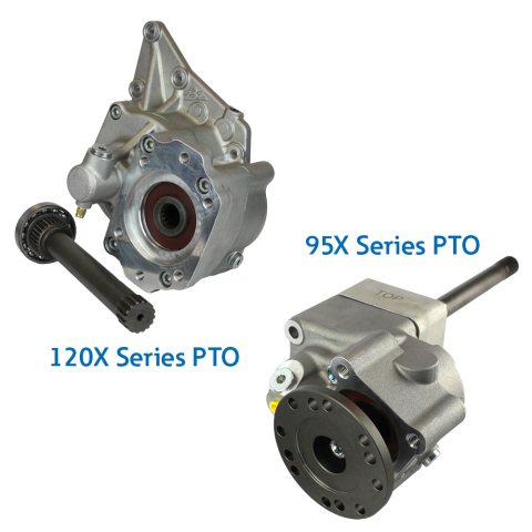 Eaton has expanded its mobile power takeoff unit (PTO) portfolio to include the new Bezares 95X and 120X Series PTOs. The 95X and 120X Series PTOs for Endurant and DT12 transmissions feature aluminum housings to couple heavy-duty strength with light weight, and are designed to improve mounting clearance on the vehicle. (Photo: Business Wire)