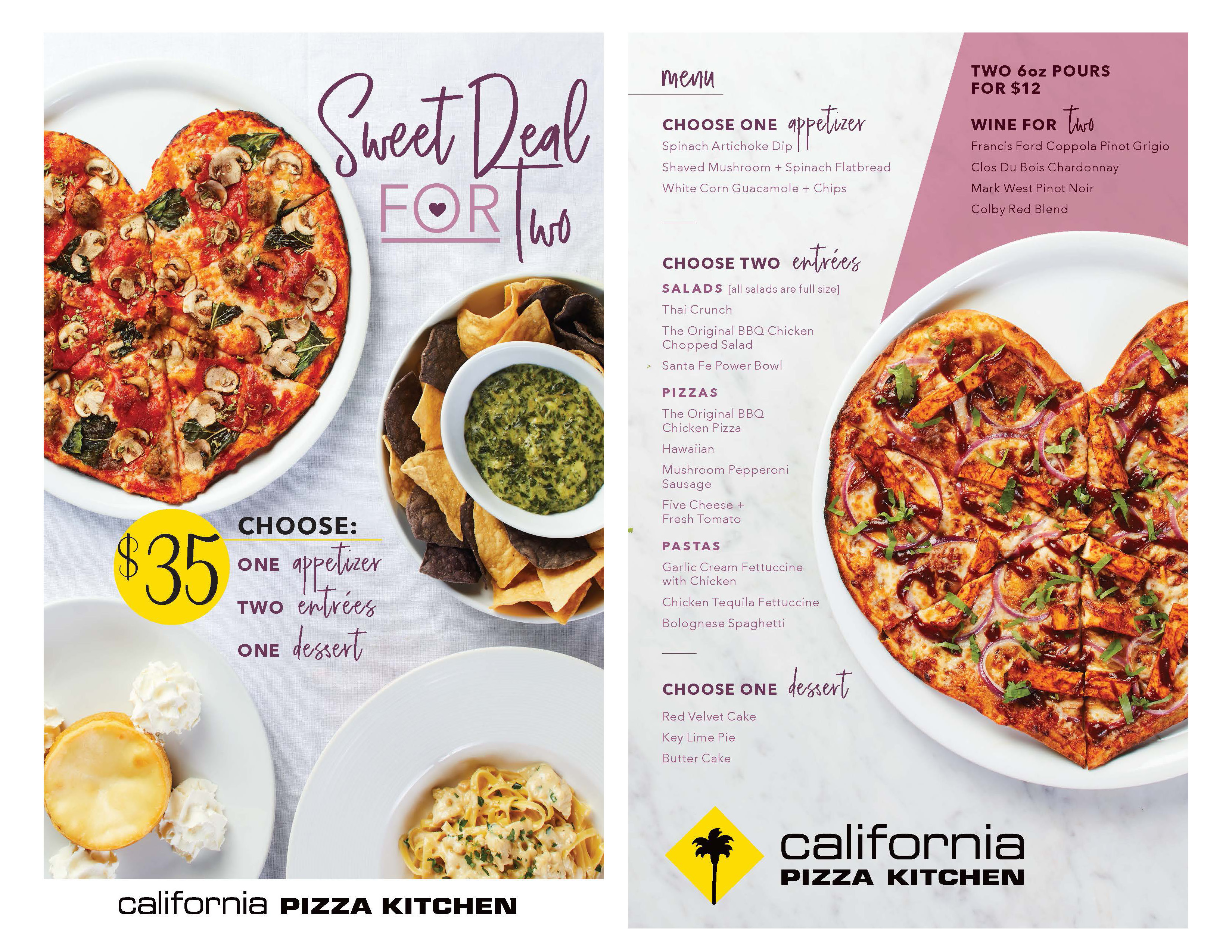 California Pizza Kitchen Dishes Out The Love This Valentines Day