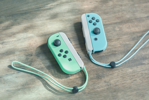 The special edition system takes design inspiration from the new game, Animal Crossing: New Horizons (sold separately), with lovely pastel green and blue Joy-Con controllers that are white on the back, white wrist straps and a white Nintendo Switch dock, adorned with images of recognizable characters Tom Nook and Nooklings Timmy and Tommy. (Photo: Business Wire)