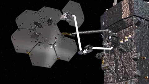 Maxar will integrate robotics for on-orbit assembly with NASA’s Restore-L spacecraft. Image: Maxar Technologies