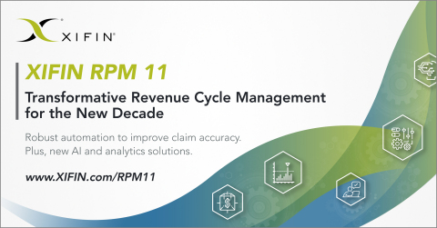 original The latest version of XIFIN’s flagship RCM platform optimizes cash collections, enables real-time connectivity and error correction, and provides enhanced self-service for patients and physicians. (Graphic: Business Wire)