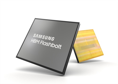 Samsung 16GB HBM2E Flashbolt (Photo: Business Wire)