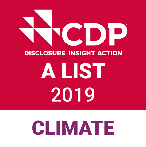 CDP Climate Change A List Stamp (Graphic: Business Wire)