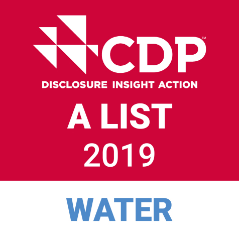 CDP Water Security A List Stamp (Graphic: Business Wire)