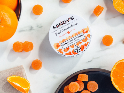 Mindy's Edibles, one of the industry’s top-selling, best-tasting edible brands from Cresco Labs enters the Golden State with six new gummies flavors and a refreshed brand identity (Photo: Business Wire)