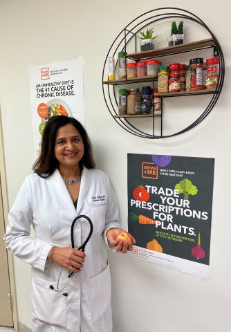 Dr. Aruna Nathan, Internal and Lifestyle Medicine Physician in Kensington, Maryland teaches her patients to view food as fuel. (Photo: Business Wire)