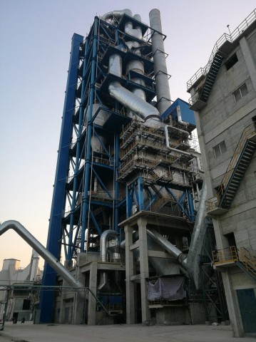 First VEGA boiler, installed at the Huaibei Zhongbei Cement plant in Anhui Province, China (Photo: Business Wire)