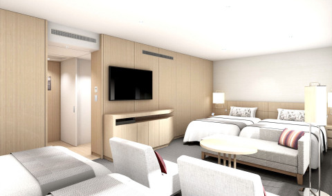 Keio Plaza Hotel Tokyo is renovating guest rooms on the 31st floor of the Main Tower to reopen quadruple guest rooms on March 29, 2020. (Photo: Business Wire)