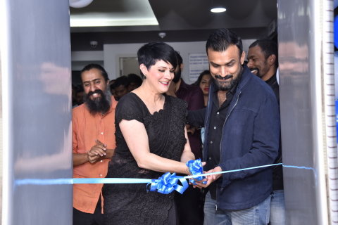 PTW opens the new India flagship studio in Bangalore. From left: Sijo Jose, Regional President, North America and India; Deborah Kirkham, CEO; and Kasturi Rangan, Chief Product Officer.  (Photo: Business Wire)