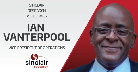 original Ian Vanterpool named as Vice President of Operations at Sinclair Research (Photo: Business Wire)