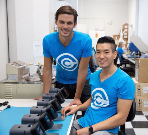 CloudCath co-founders CEO Aly ElBadry (L) and CTO Eric Yu (R) (Photo: Business Wire)