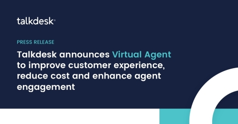 original Virtual Agent is first of Talkdesk’s aggressive 20-in-20 release program to storm the contact center industry through product innovation (Graphic: Business Wire)