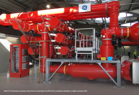 original For illustration purposes only, this is an example of a 420 kV SF6-insulated substation. Image courtesy of EU LIFE18 CCM/FR/001096 project.