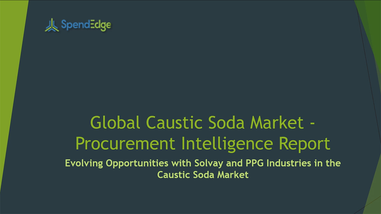 SpendEdge, a global procurement market intelligence firm, has announced the release of its Global Caustic Soda Market - Procurement Intelligence Report.