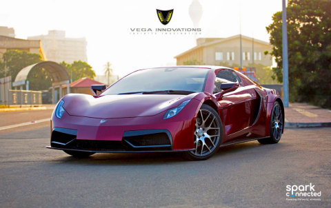 original Spark Connected and Vega partner on the 804hp Electric Supercar At The Geneva International Motor Show 2020 (Photo: Business Wire)