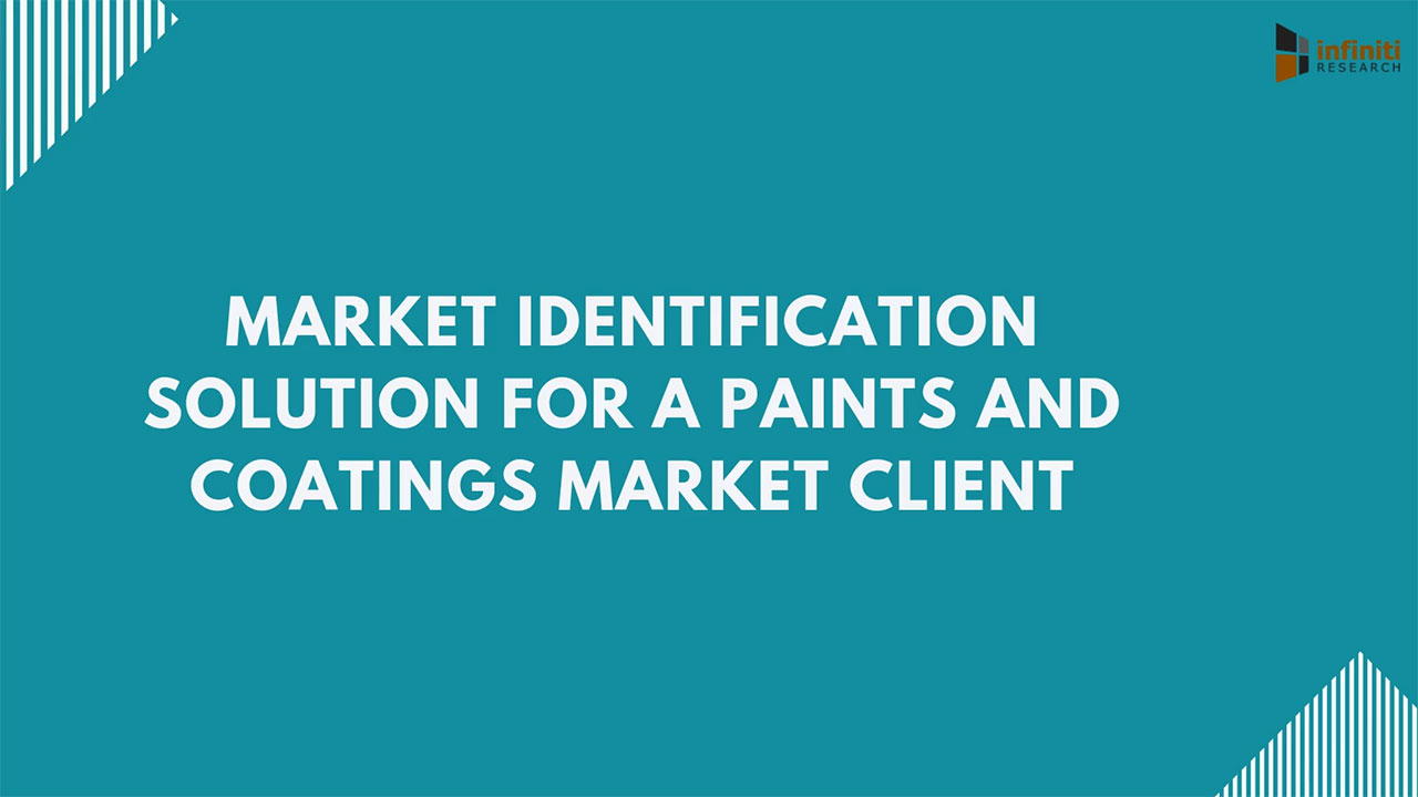 Infiniti Helped a Paints and Coating Market Client Increase Sales by 23% With Market Identification Solution