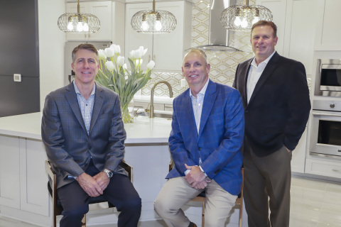 Houston-based Newmark Homes is resuming operations in Austin after a decade-long hiatus. Shown here, from left, are Newmark Chairman and Chief Executive Officer Mike Moody, President Jeff Dye and new President of the Austin division Shay Brinkley. Newmark is starting presales in two Austin-area communities. (Photo: Business Wire)