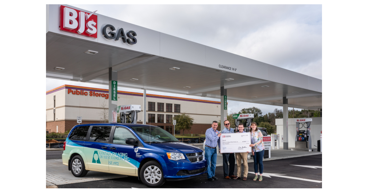 BJ’s Wholesale Club Donates OneYear Supply of Gas and Tires to the