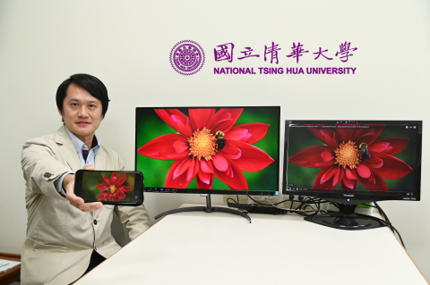 thumbnail A research team led by Professor Hsueh-Shih Chen of NTHU has recently announced that they have developed a new quantum dot material which is more stable and provides more realistic color. (Photo: National Tsing Hua University)