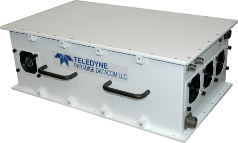 Dual L/S Band SSPA from Teledyne Paradise with High Power Outdoor Enclosure. (Photo: Business Wire)