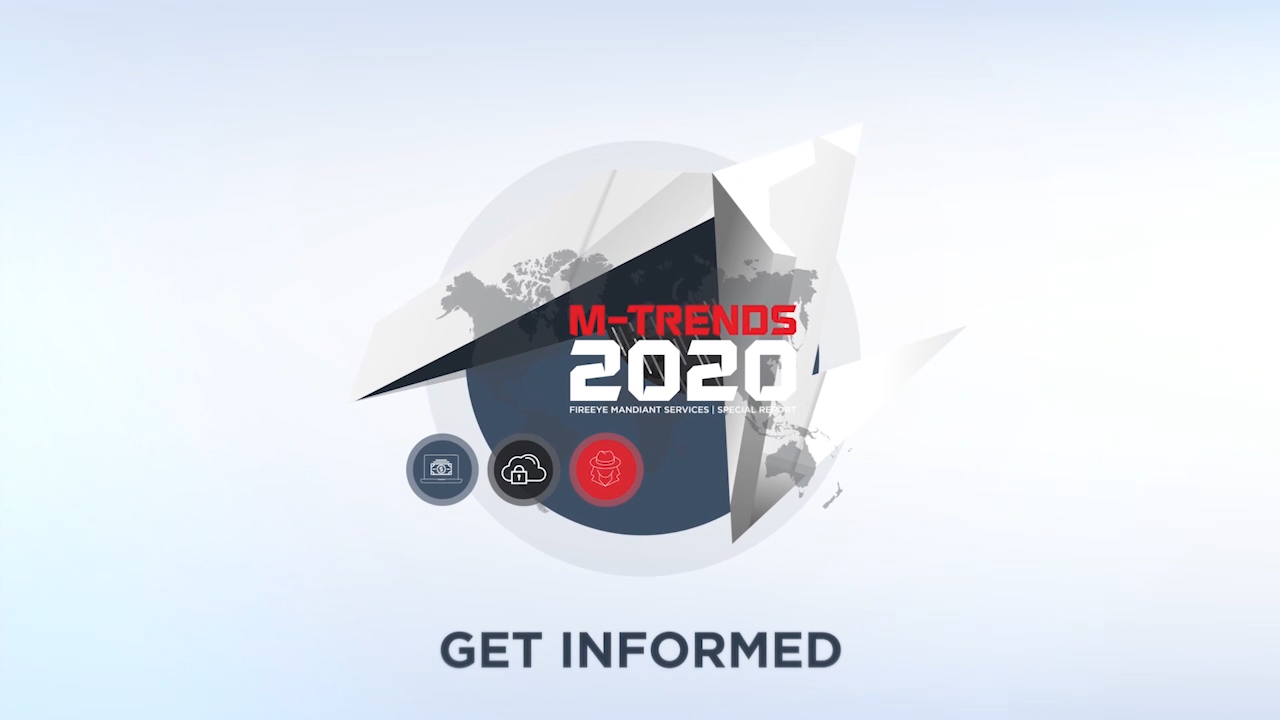 Download a copy of M-Trends 2020 today at www.fireeye.com/mtrends.
