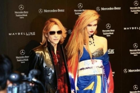 YOSHIKI’s kimono design from Mercedes-Benz Fashion Week Tokyo 2016 S/S will be on display at the V&A’s “Kimono: Kyoto to Catwalk” exhibition (Photo: Business Wire)