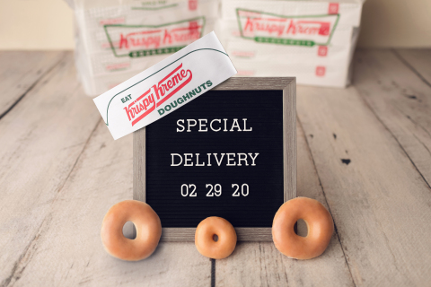 Krispy Kreme Will Celebrate Saturday with Special Deliveries of Free Dozens to Parents and Hospital Staff Who Deliver Leap Day Babies (Photo: Business Wire)