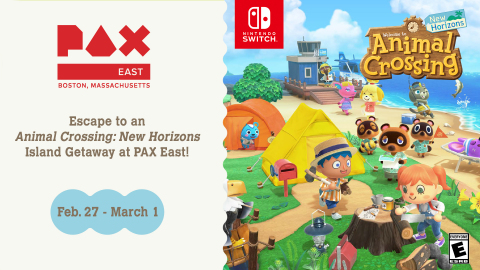 PAX East attendees eager to jump into the world of Animal Crossing: New Horizons on Nintendo Switch will have a chance to try the first-ever hands-on demos of the game before it launches on March 20. (Graphic: Business Wire)