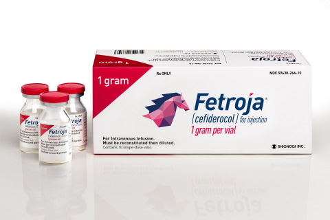 FETROJA® is now available in the U.S. for patients 18 years of age or older who have limited or no alternative treatment options, for the treatment of complicated urinary tract infections. (Photo: Shionogi Inc.)