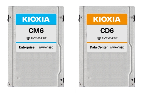 original Kioxia Corporation: PCIe(R) 4.0 NVMe(TM) Enterprise and Data Center SSDs (Photo: Business Wire)