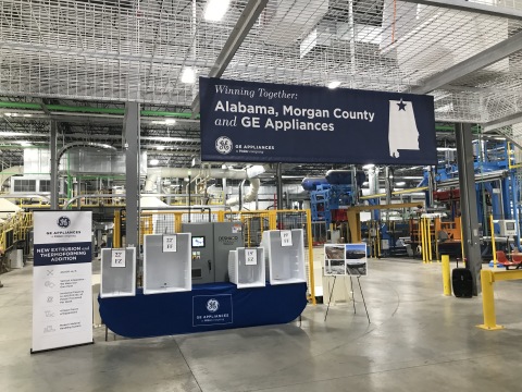 GE Appliances' Decatur, AL refrigerator plant unveiled a new section of the plant after the completion of a $125M investment. (Photo: GE Appliances, a Haier company)