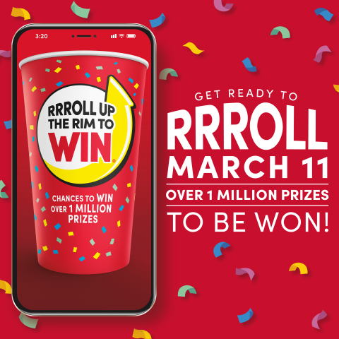 Tim Hortons U.S. Announces Roll Up the Rim To Win® 2020 (Photo: Business Wire)